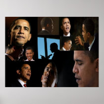 Faces of Barack posters