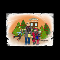 Faces of Christmas 1 t-shirts