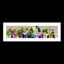 Faces of Christmas - Customized posters