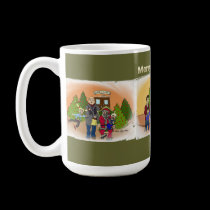 Faces of Christmas III mugs