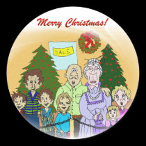 Faces of Christmas III stickers
