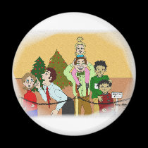 Faces of Christmas IIII magnets