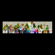 Faces of Christmas posters