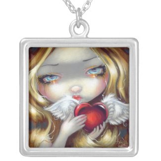 Faces of Faery 140 NECKLACE Valentine Fairy