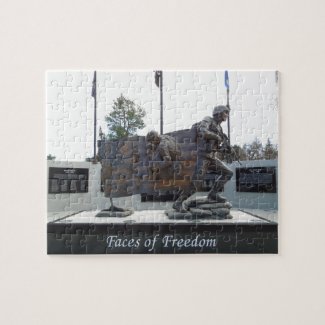 Faces of Freedom Veterans Memorial, Atascadero puzzle
