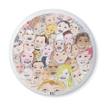 Faces of Friends magnets