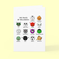 Faces of Halloween cards