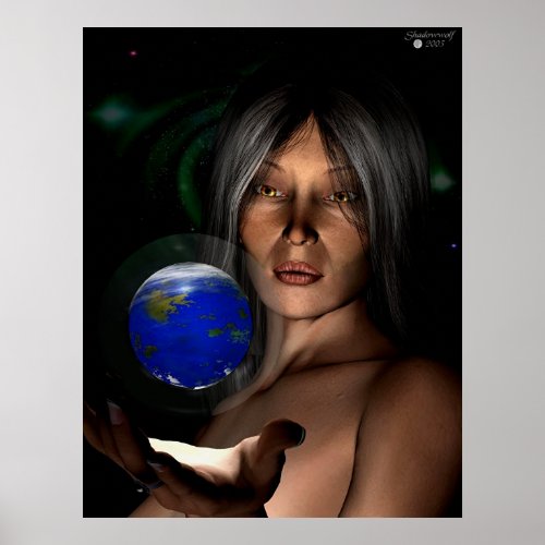 Faces of the Goddess - The Crone print