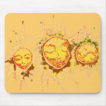 Faces of the Sun Mousepad