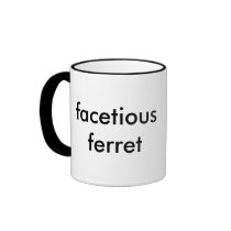 facetious ferret mugs by twelfthhouse facetious ferret mugs