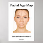 Facial Age Map Poster