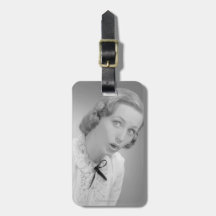 Facial Expressions Luggage Tag
