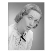 Facial Expressions Postcard