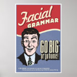 Facial Grammar. An ASL classroom poster.