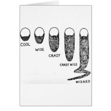 facial hair cards