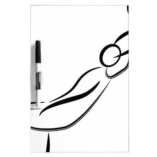 Facial Massage Stick Figure Dry Erase Board Zazzle