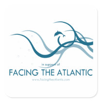 Facing The Atlantic Square Sticker