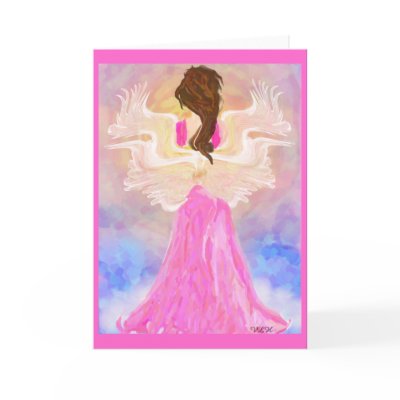 "Facing The Sun" Angel Card by Victoreeah