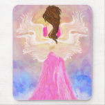 Facing The Sun Angel Mousepad