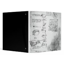 Facsimile of a page from the Codex Arundel Vinyl Binders
