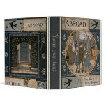 Facsimile old 1884 travel book binders