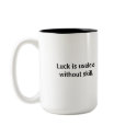 Fact of luck mugs