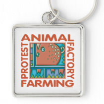 Factory Farming Key Chain