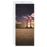 Factory Night Rack Card Design