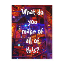 Factory, what do you make of all of this? postcards