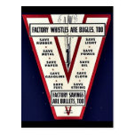 Factory Whistles Are Bugles Too Post Card