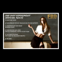 Fad Diet Experiment Rules posters by dradice Fad Diet Experiment Rules posters