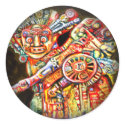 Fade to Black Round Stickers by Alejandro Fade to Black Round Stickers