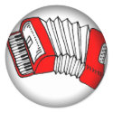 Fade to Black Round Stickers