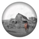 Fade to Black Round Stickers by toots1 Fade to Black Round Stickers