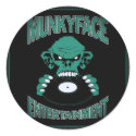 Fade to Black Round Stickers by MUNKYFACEENT Fade to Black Round Stickers