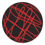 Fade to Black Round Stickers Fade to Black Round Stickers