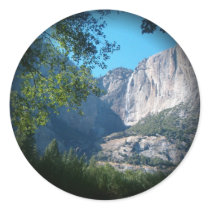 Fade to Black Round Stickers