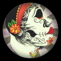 Fade to Black Round Stickers stickers