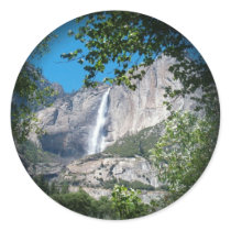 Fade to Black Round Stickers