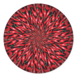Fade to Black Round Stickers