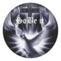 Fade to Black Round Stickers by sobeit Fade to Black Round Stickers