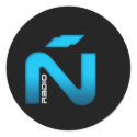 Fade to Black Round Stickers by tuidentidadnet Fade to Black Round Stickers