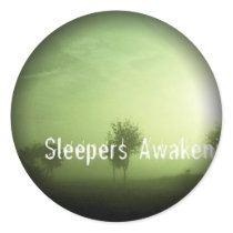 Fade to Black Round Stickers by sleepersawakening Fade to Black Round Stickers