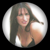 Fade to Black Round Stickers