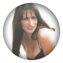 Fade to Black Round Stickers by BobbiLouProd Fade to Black Round Stickers