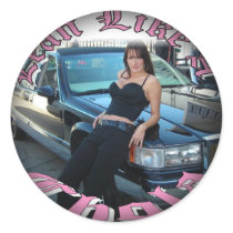 Fade to Black Round Stickers by BobbiLouProd Fade to Black Round Stickers