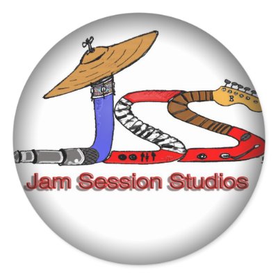 Fade to Black Round Stickers by jamsessionstudio