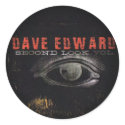 Fade to Black Round Stickers by TheLook Fade to Black Round Stickers