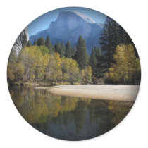 Fade to Black Round Stickers