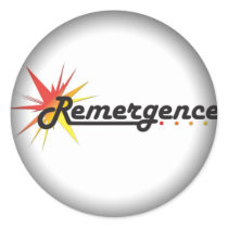 Fade to Black Round Stickers by rembeatz Fade to Black Round Stickers